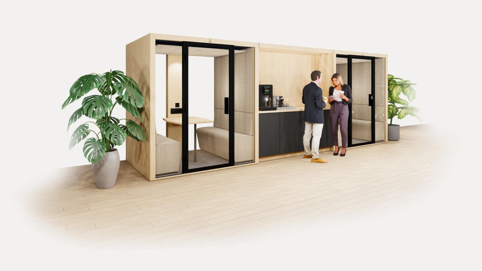 Pergolas - BlablaCube - cabine acoustique insonorisée pour bureaux, ateliers et open space