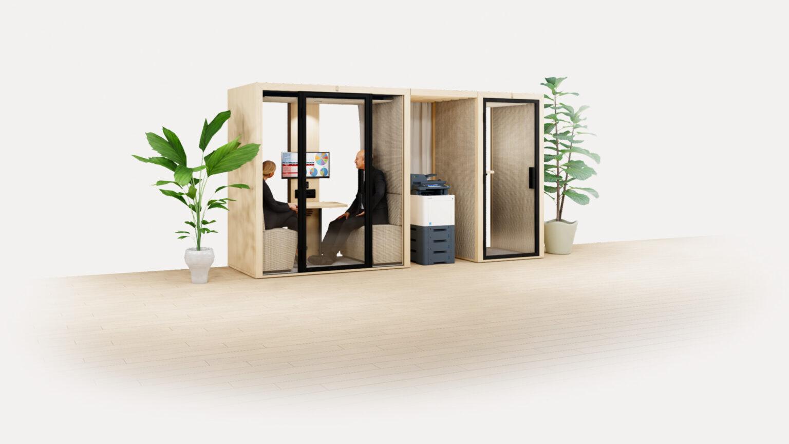 Pergolas - BlablaCube - cabine acoustique insonorisée pour bureaux, ateliers et open space