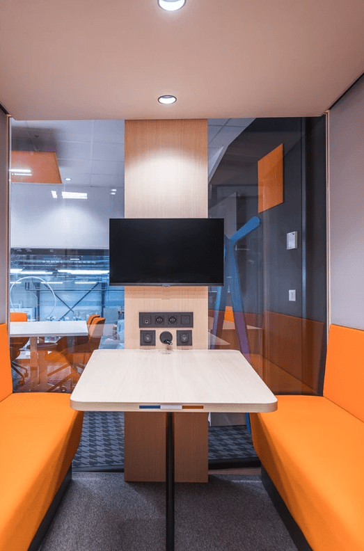 Cabine acoustique insonorisé pour 4 personnes