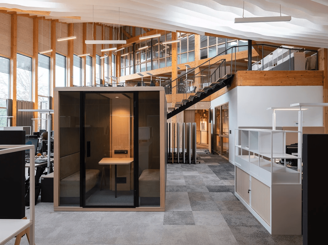 Cabine acoustique insonorisé pour 4 personnes