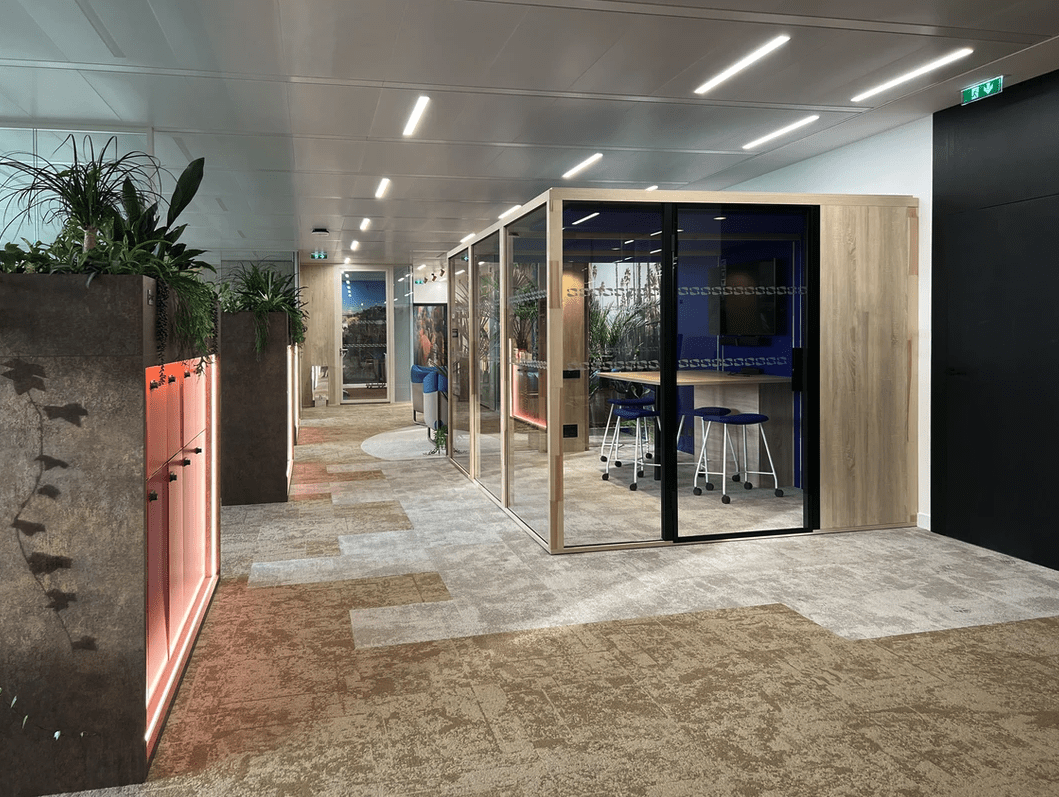 Cabine acoustique insonorisé grande salle