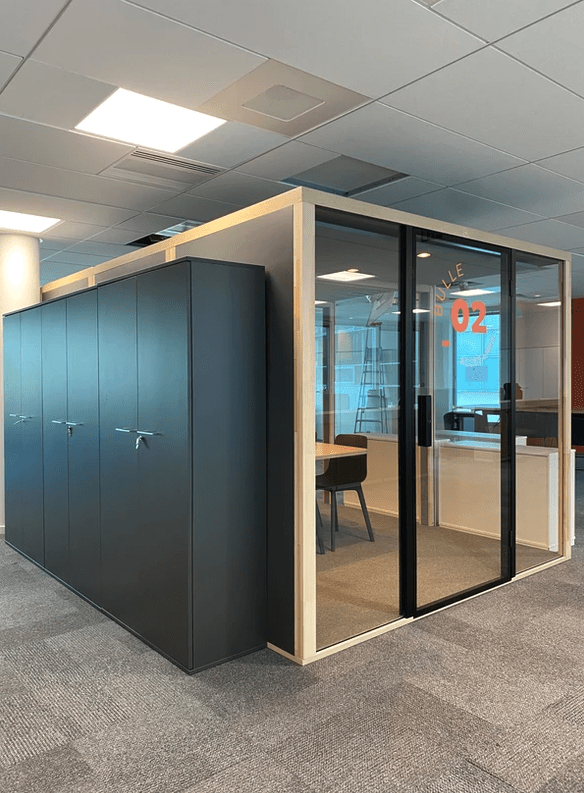 Cabine acoustique insonorisé grande salle