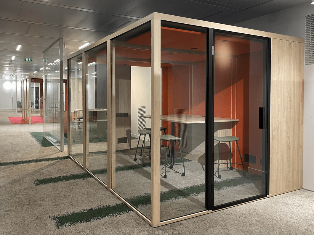 Cabine acoustique insonorisé grande salle