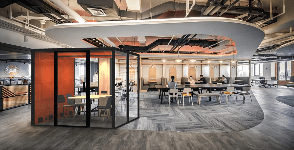 Cabine acoustique insonorisé grande salle