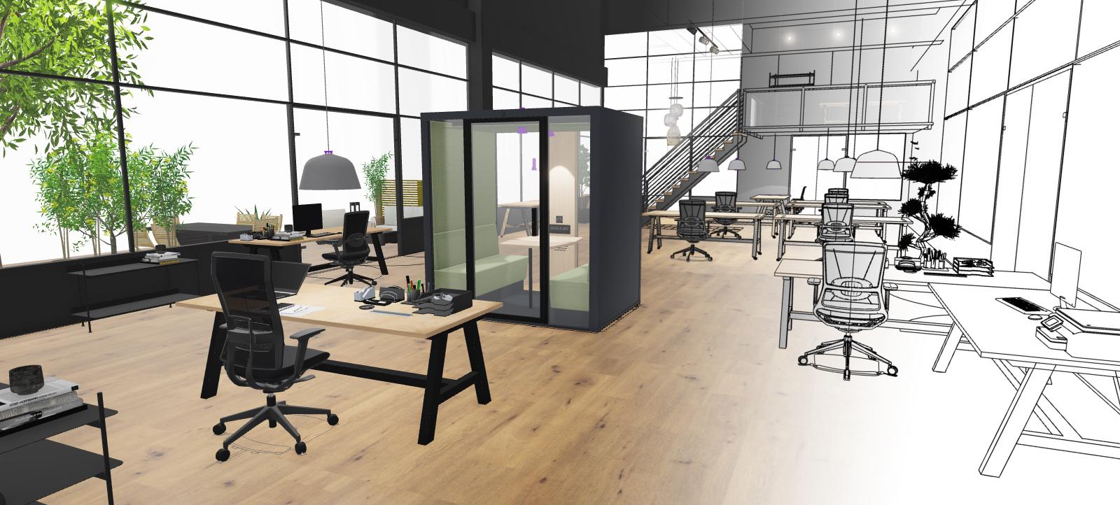 BlablaCube - cabine acoustique insonorisée pour bureaux, ateliers et open space