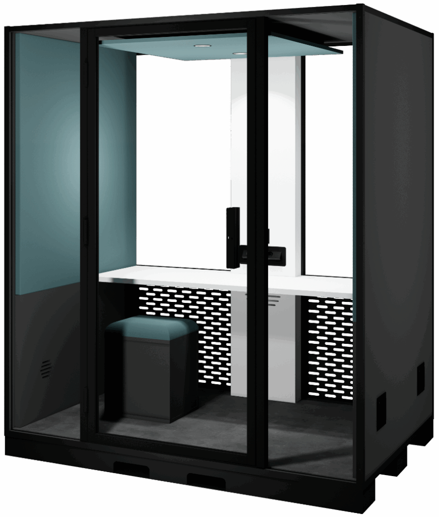 Cabine pour ateliers - BlablaCube - cabine acoustique insonorisée pour bureaux et ateliers