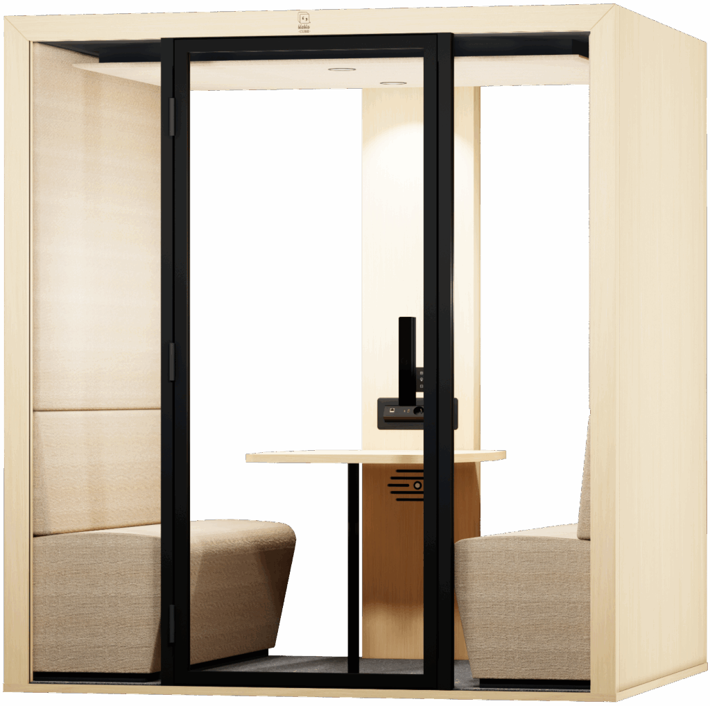 Cabine plusieurs personnes - BlablaCube - cabine acoustique insonorisée pour bureau et open space