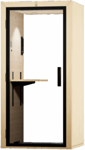 Cabine une personne - BlablaCube - cabine acoustique insonorisée pour bureau et open space