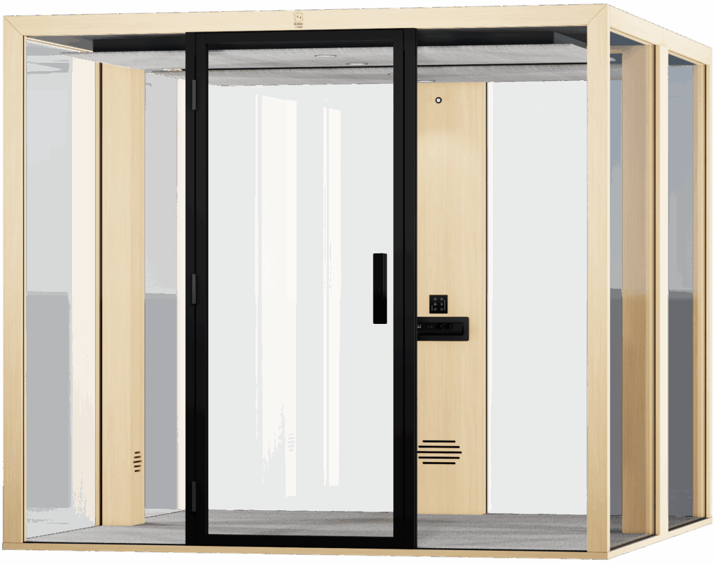 Cabine pour réunion et co working - BlablaCube - cabine acoustique insonorisée pour bureau et open space