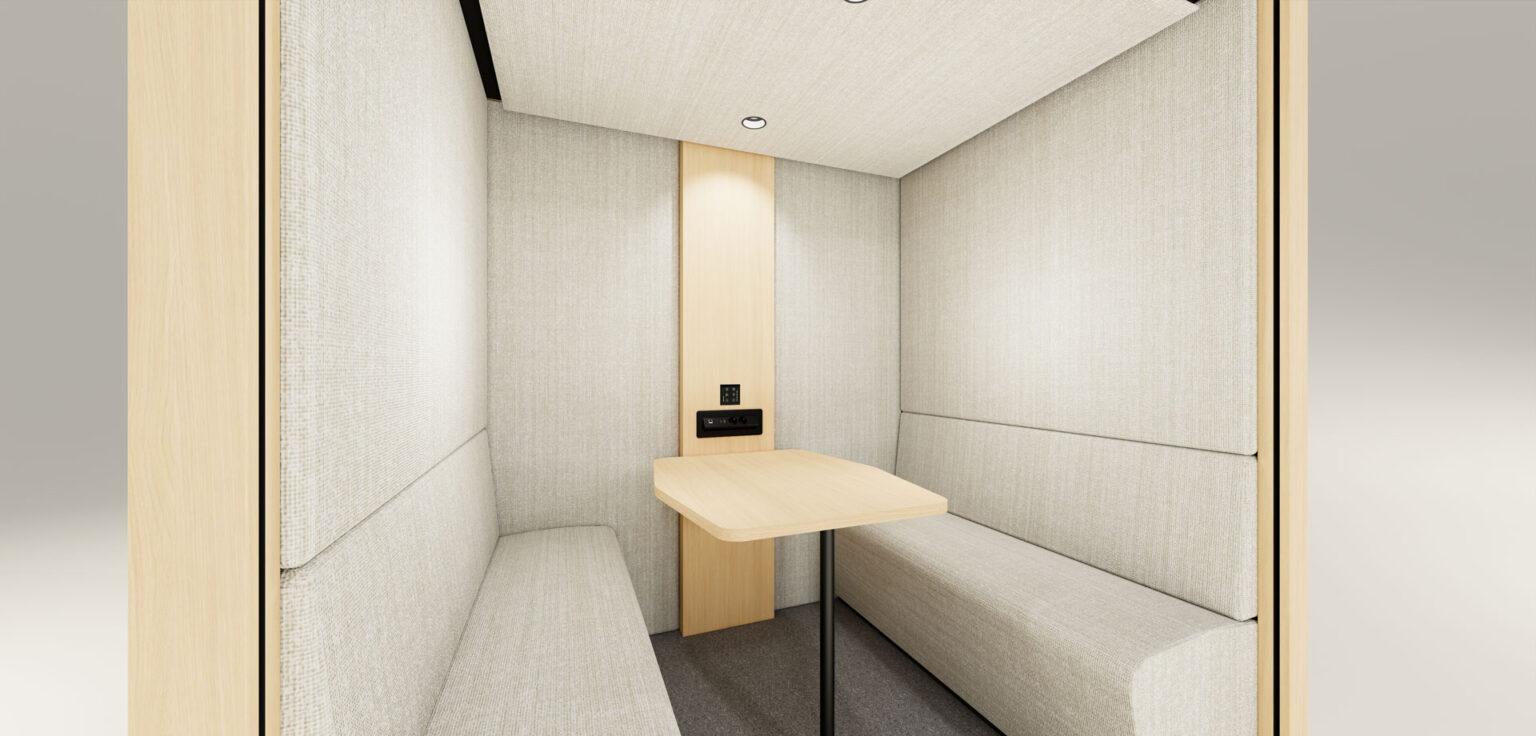 Revêtement extérieur - BlablaCube - cabine acoustique insonorisée pour bureaux, ateliers et open space