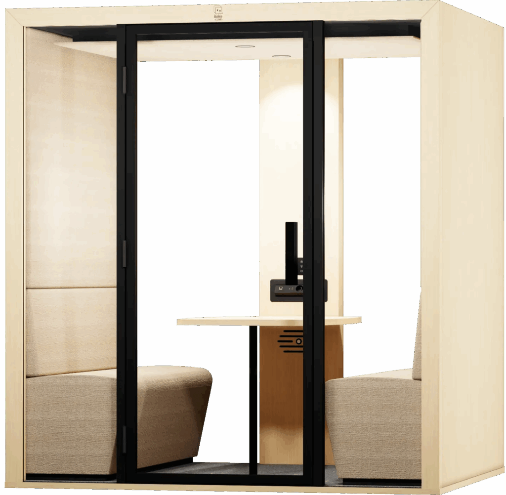 Cabine plusieurs personnes - BlablaCube - cabine acoustique insonorisée pour bureau et open space