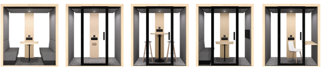 Cabines individuelles ou collectives : une solution pour chaque utilisation