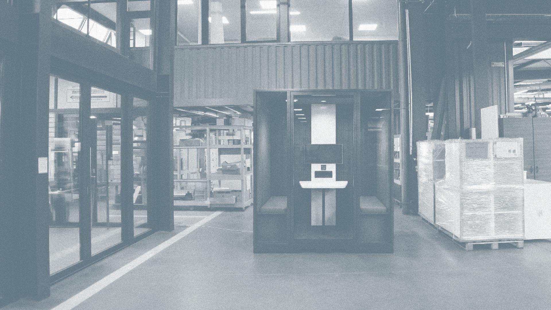 Cabine pour ateliers - BlablaCube - cabine acoustique insonorisée pour bureaux et ateliers