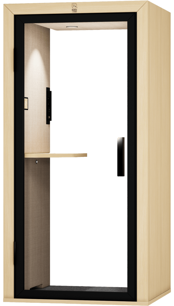 Cabine une personne - BlablaCube - cabine acoustique insonorisée pour bureau et open space