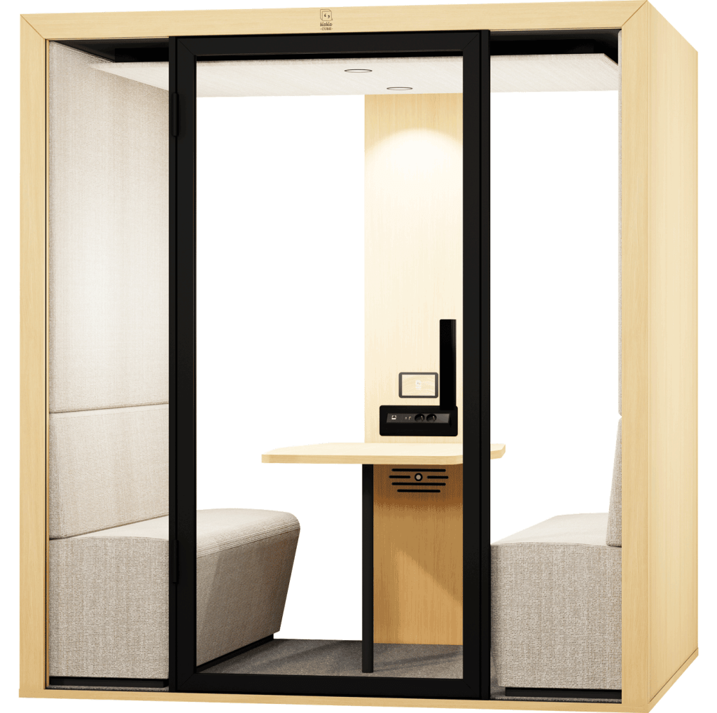 Cabine réunion acoustique 6 personnes Blabla-Cube SIXO pour open space