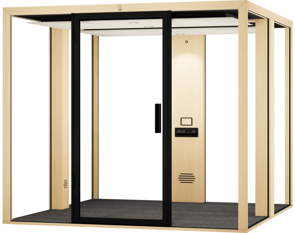 Cabine acoustique XL Blabla-Cube pour open space et réunions d’équipe