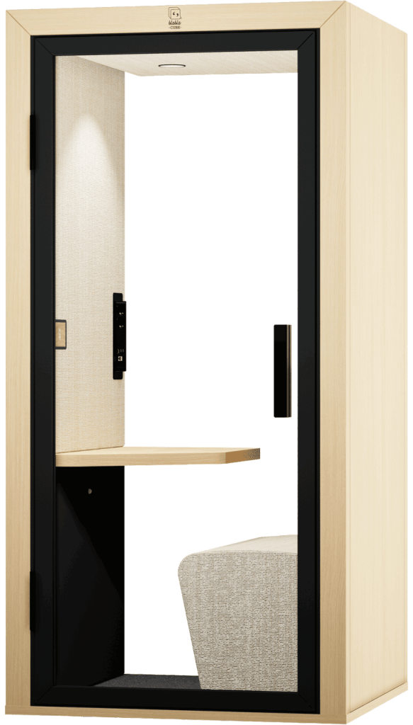 Cabine acoustique pour 1 personne.