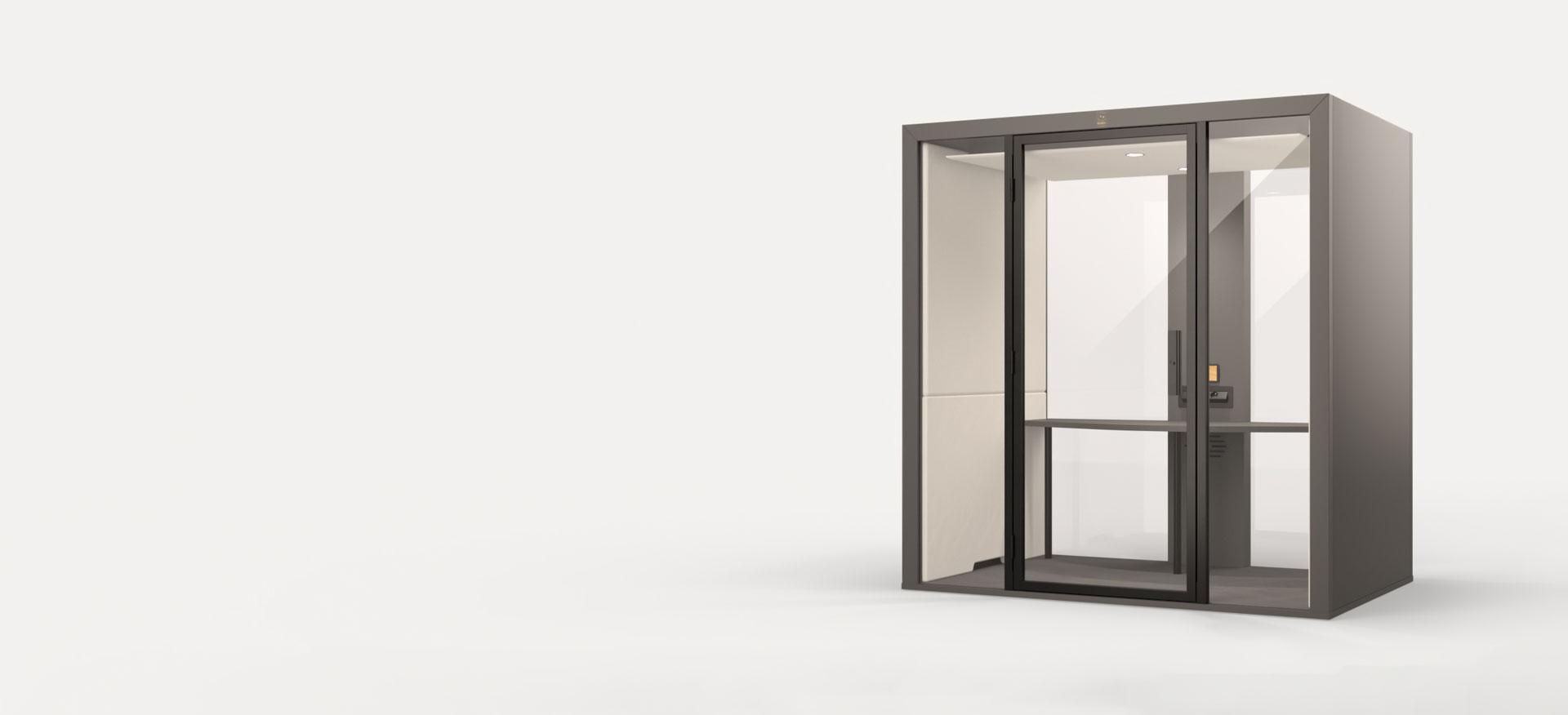 Cabine acoustique collaborative Blabla-Cube Collab pour réunions, échanges et travail en équipe au calme